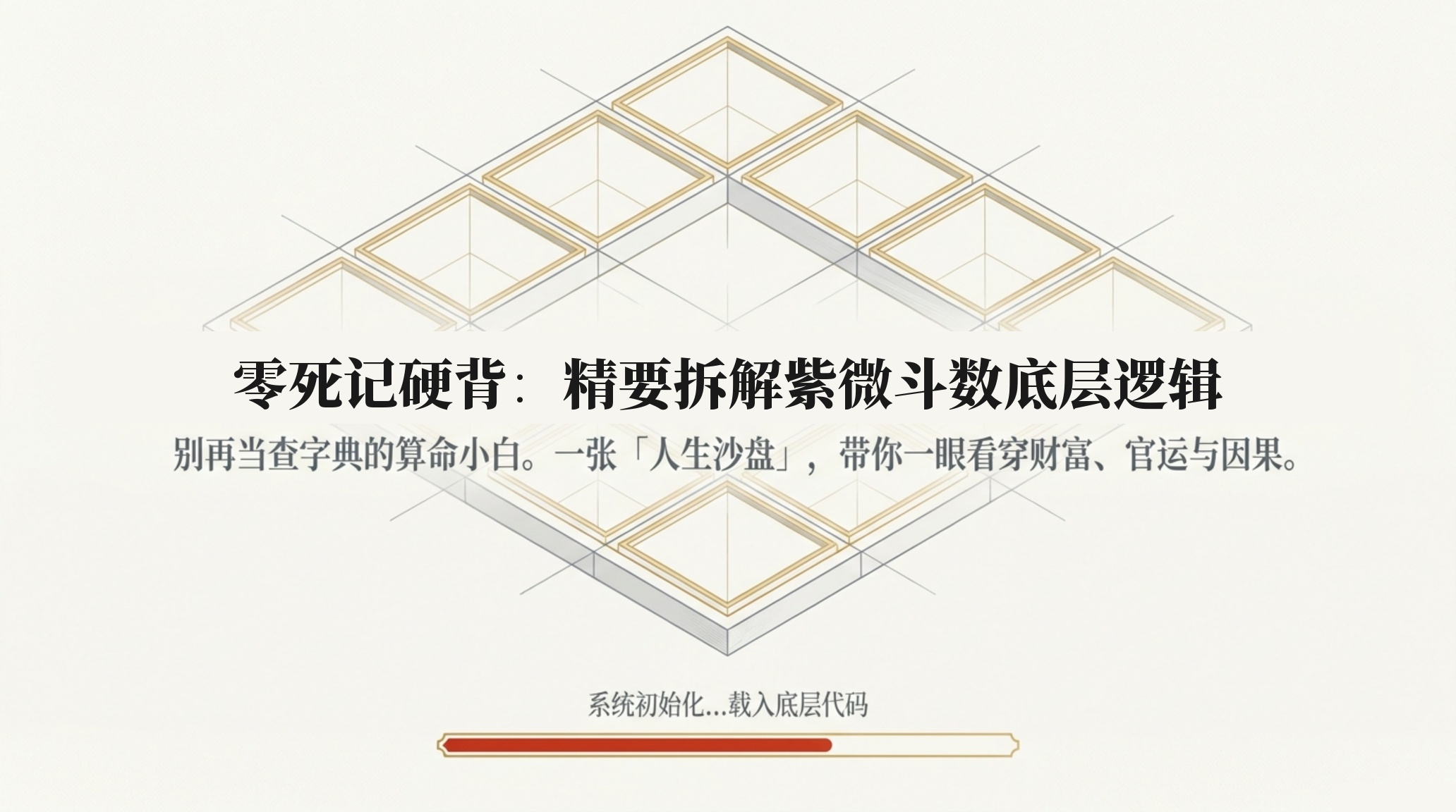 第1页：零死记硬背，精要拆解紫微斗数底层逻辑